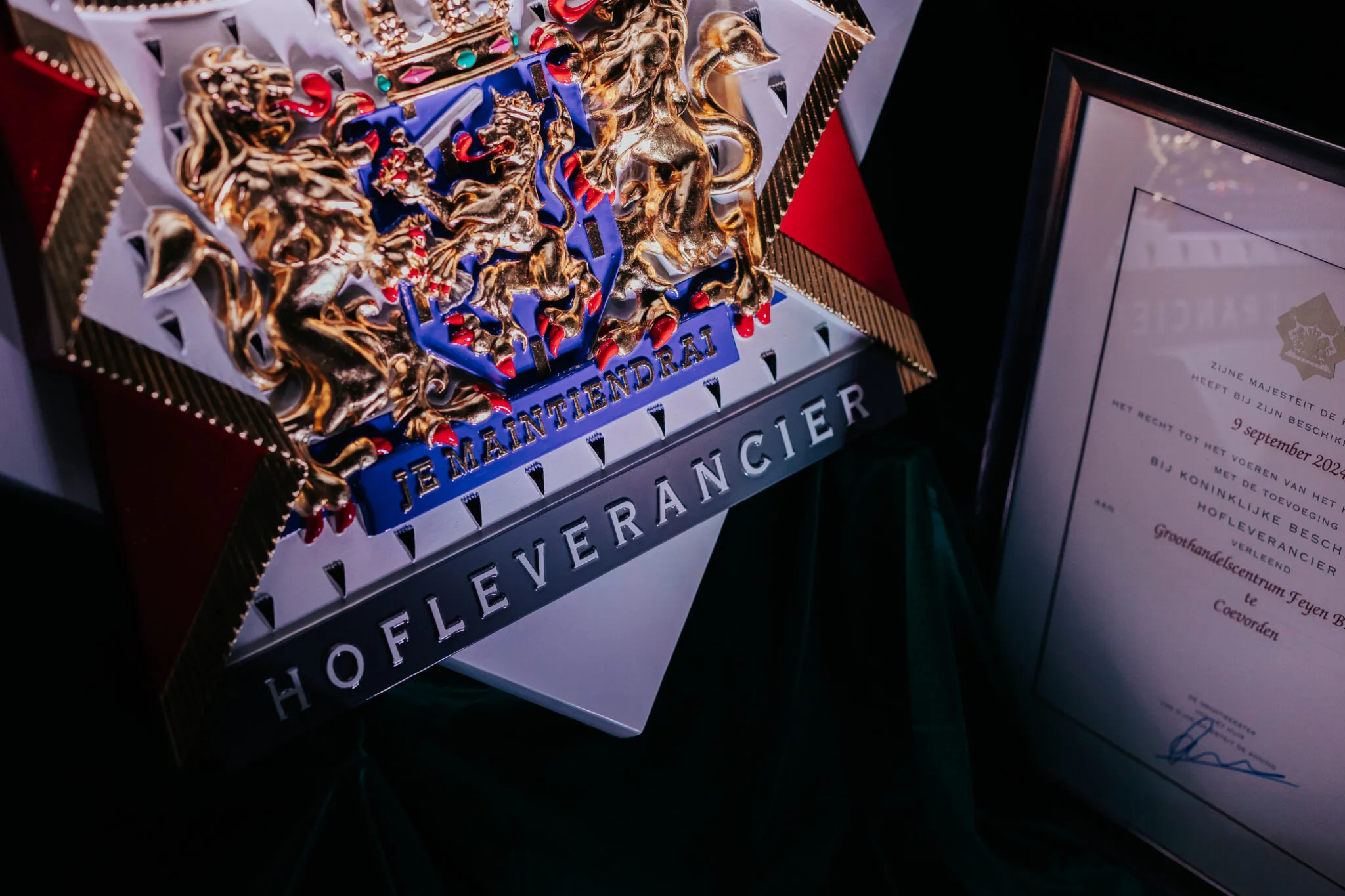 Koninklijke Beschikking Hofleverancier - 125 jaar Feyen - Goede koffie op het werk