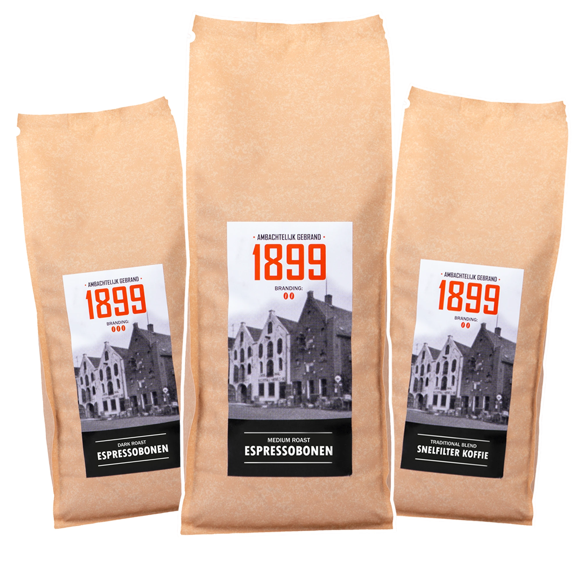 Nieuwe verpakking 1899 koffie