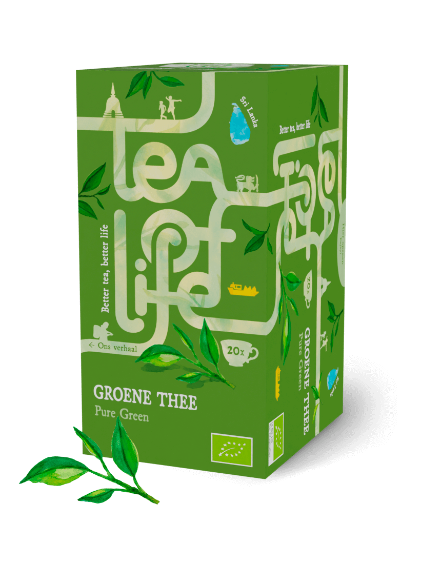 Afbeelding doosje Tea of Life groene thee citroen